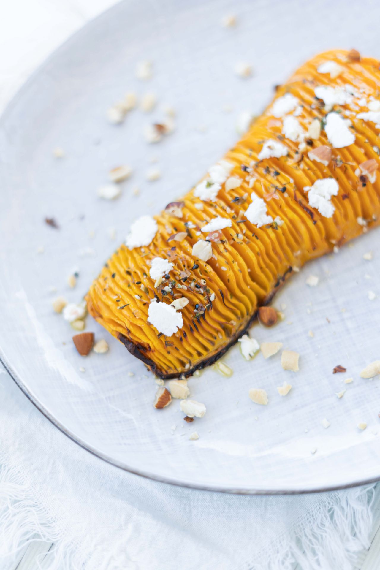 Recette Courge Butternut Rôtie Façon Hasselback 